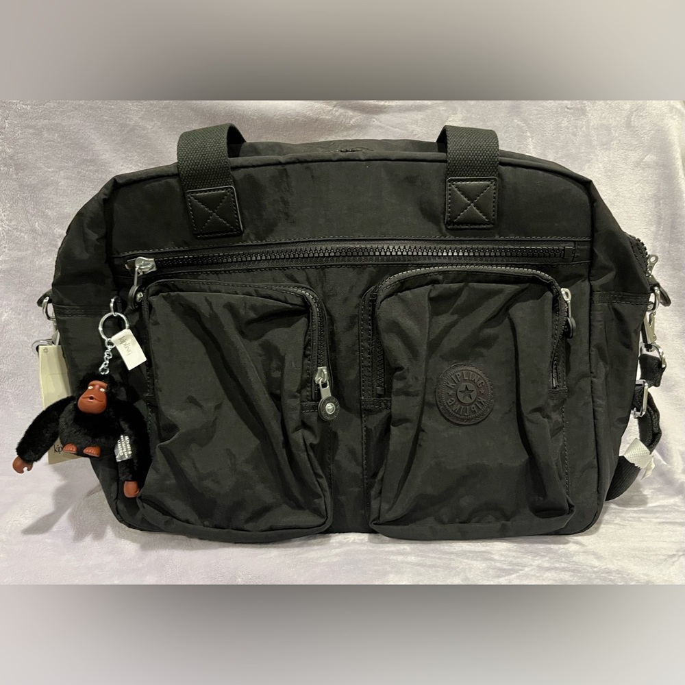 Kipling Black travel Bag with Trolley Sleeve New - Picture 2 of 8